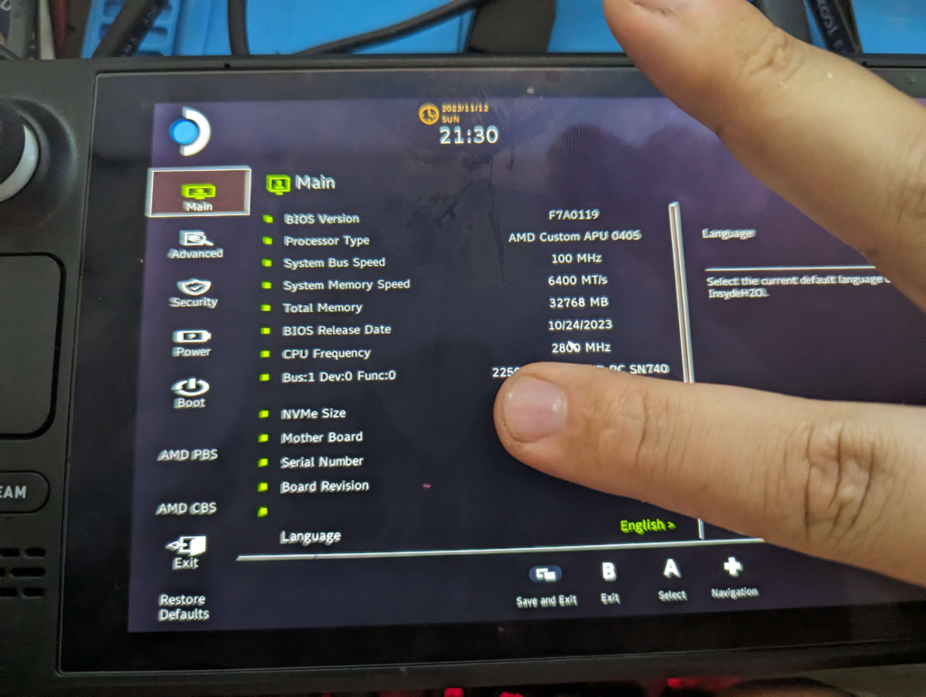 Steam Deck BIOS 119