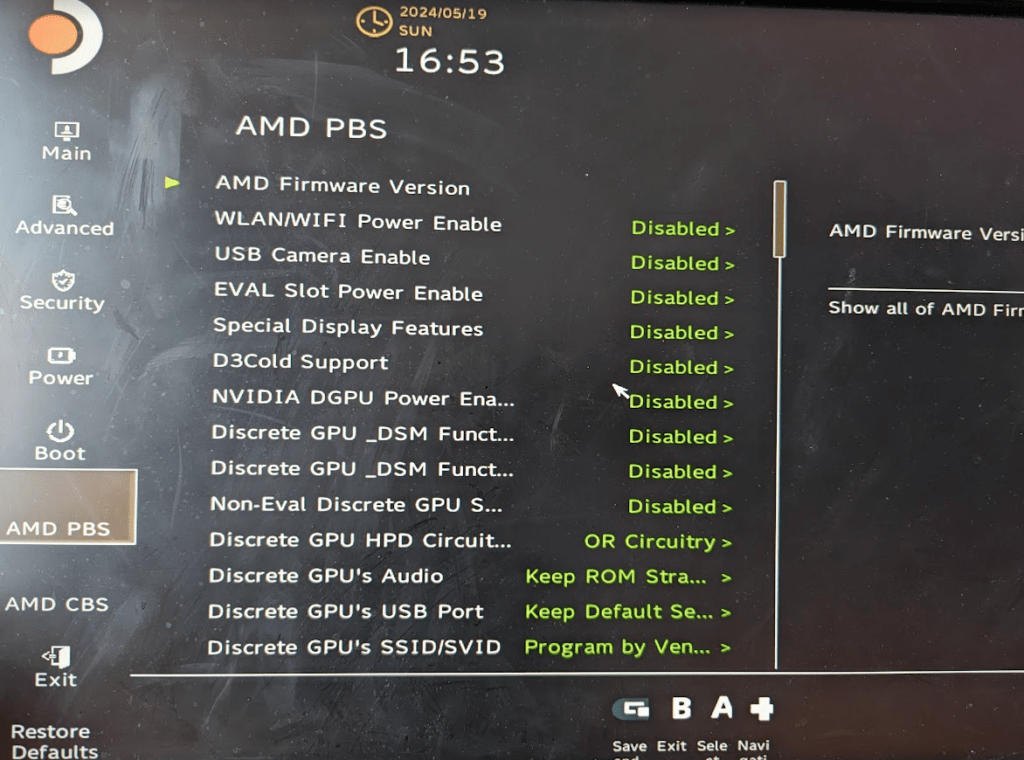 AMD CBS and AMD PBS